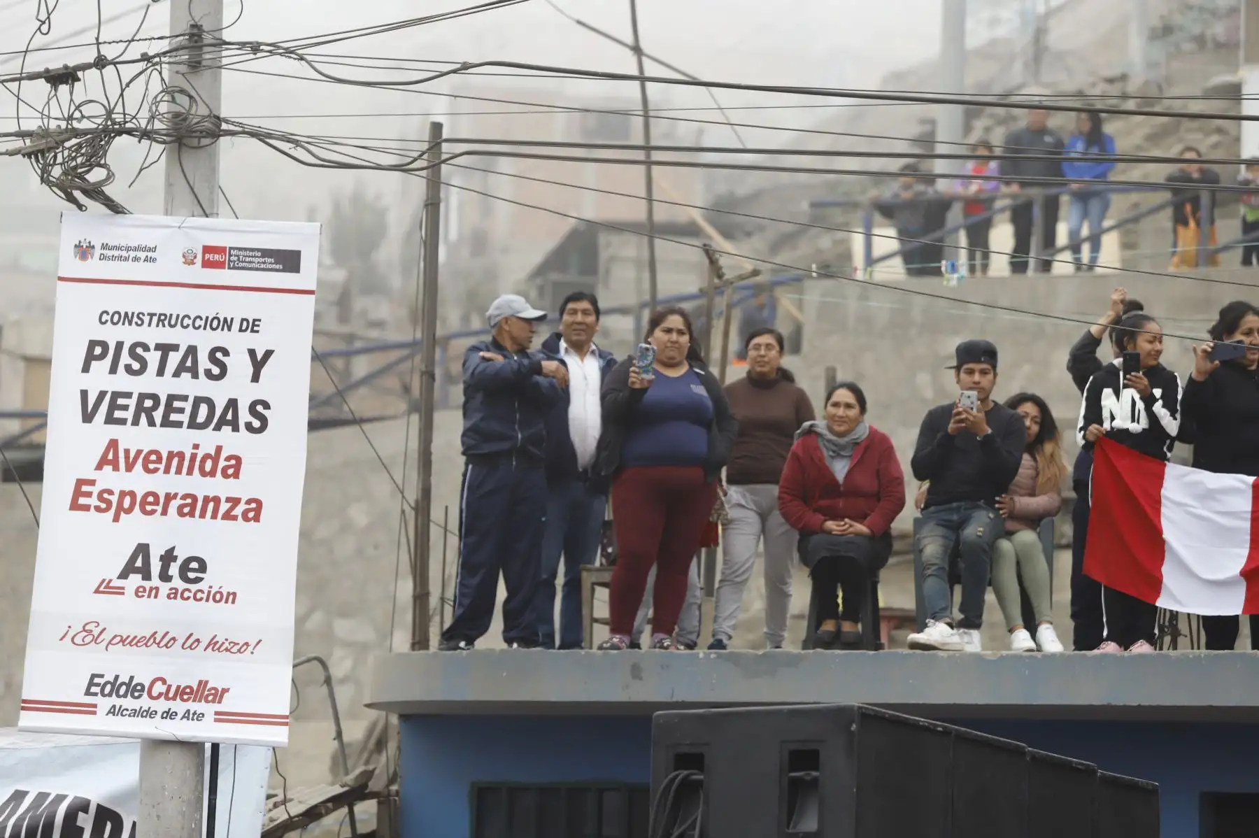 Presidente Martín Vizcarra inaugura infraestructura vial en la avenida Esperanza en Ate Vitarte.
Foto: ANDINA/Prensa Presidencia