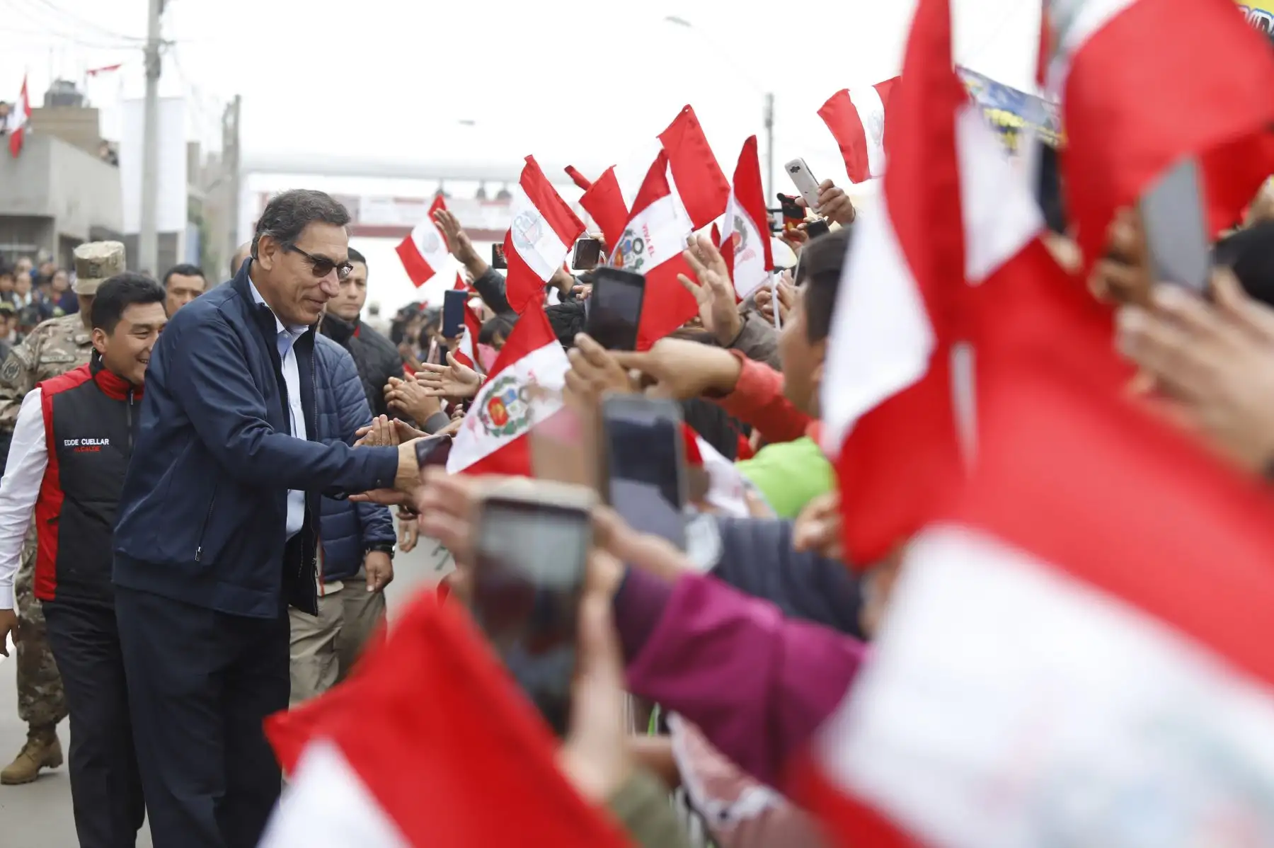 Presidente Martín Vizcarra inaugura infraestructura vial en la avenida Esperanza en Ate Vitarte.
Foto: ANDINA/Prensa Presidencia