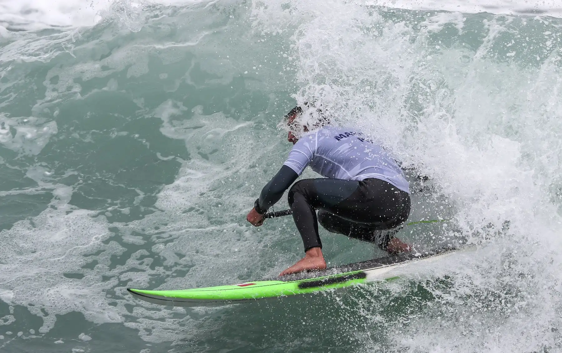 Jornada exitosa para el Surf en los Juegos Panamericanos Lima 2019.Tamil Martino pasa a la final para luchar la presea de Oro.
Foto: Lima 2019
