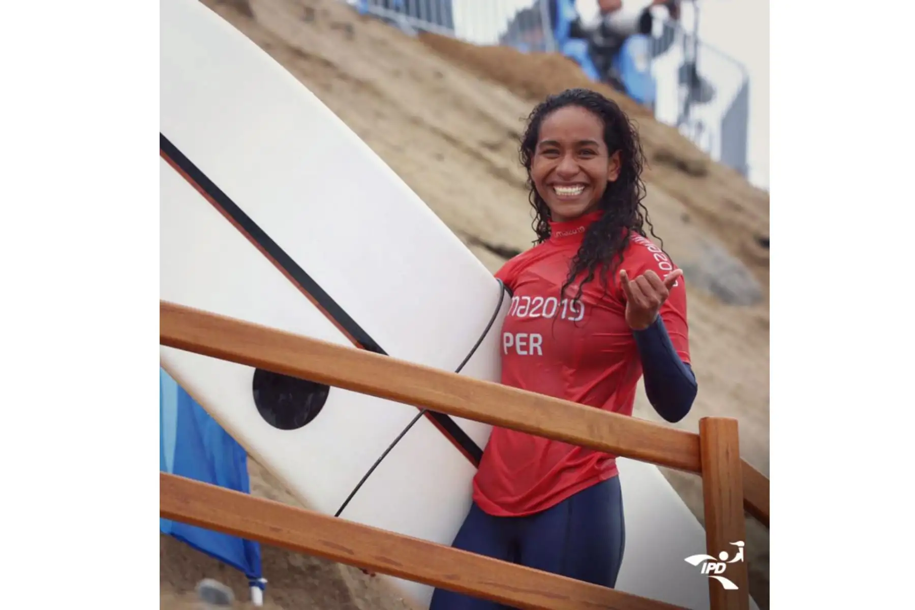 Jornada exitosa para el Surf en los Juegos Panamericanos Lima 2019. María Fernanda Reyes pasa a la final de longboard femenino por los Juegos Panamericanos Lima 2019.
Foto: IPD