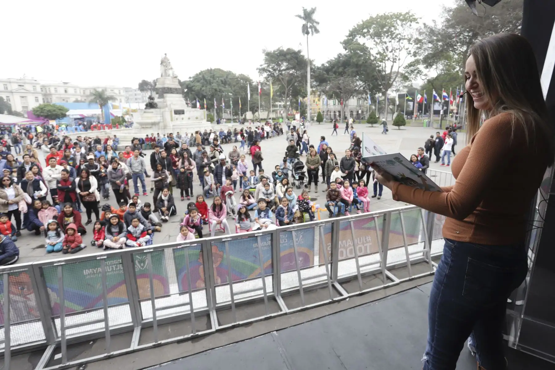 Culturaymi Lima2019 programa cultural en el parque de la exposición.
Foto: ANDINA/Jorge Tello
