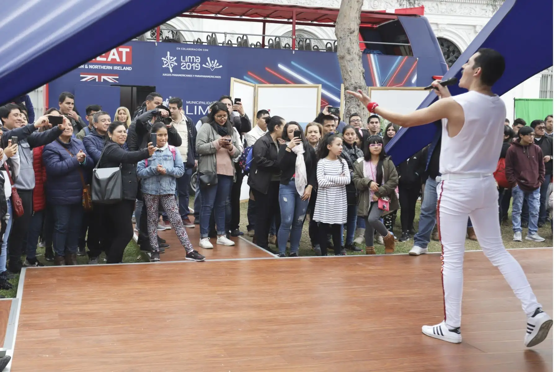 Culturaymi Lima2019 programa cultural en el parque de la exposición.
Foto: ANDINA/Jorge Tello