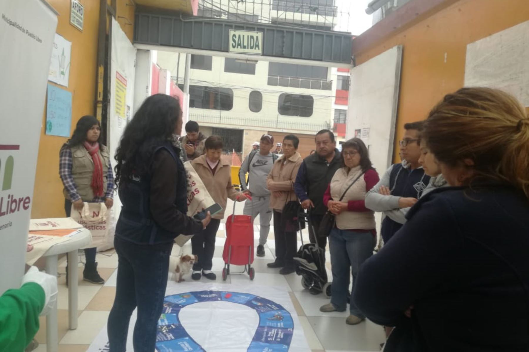 Pueblo Libre inicia campaña para fomentar utilización de bolsas reusables. Foto: Andina/Difusión