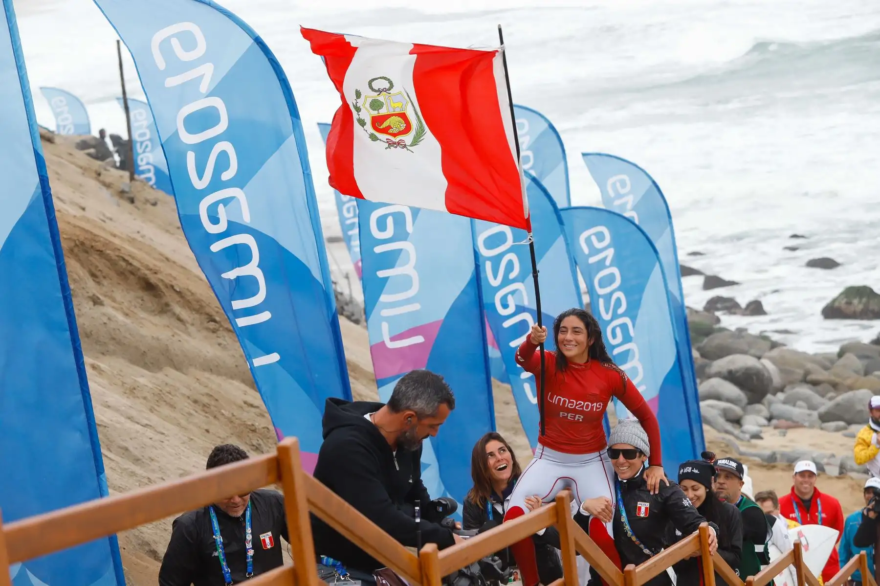 Presidente Martín Vizcarra participó en la ceremonia de premiación a los medallistas peruanos en la disciplina de surf.Foto: ANDINA/Prensa Presidencia