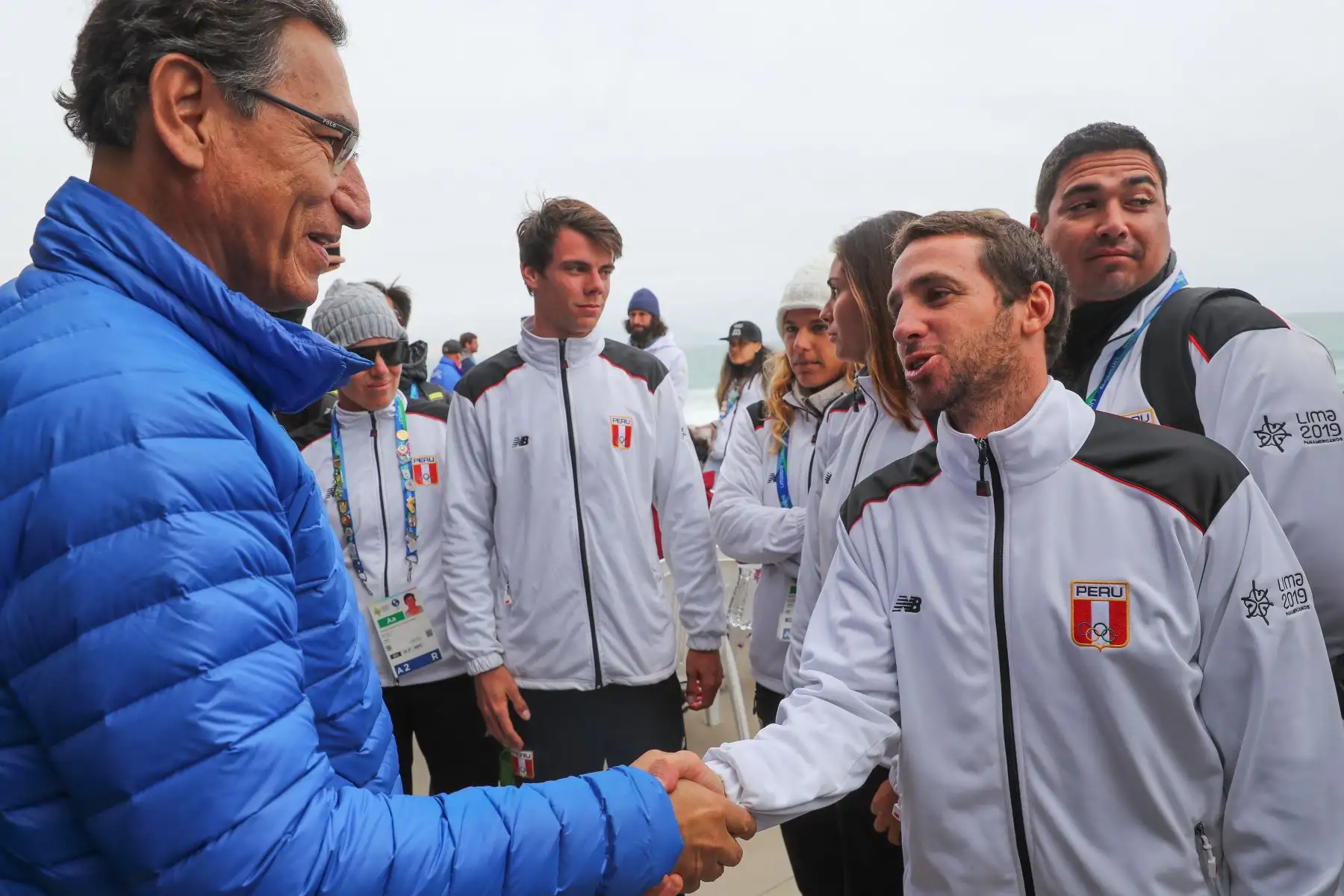 Presidente Martín Vizcarra participó en la ceremonia de premiación a los medallistas peruanos en la disciplina de surf.Foto: ANDINA/Prensa Presidencia
