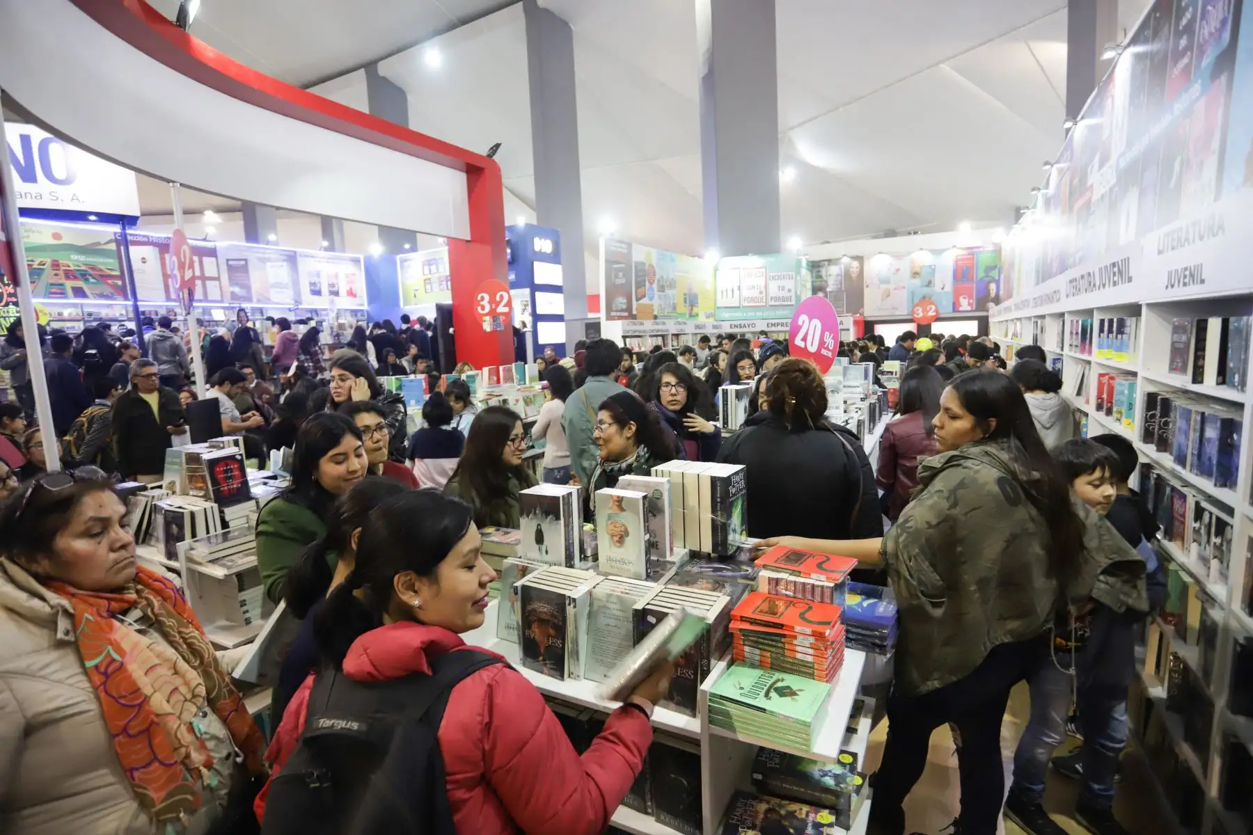 Feria Internacional del Libro de Lima 2019 en el parque de los próceres de Jesús Maria.
Foto: ANDINA/Jorge Tello