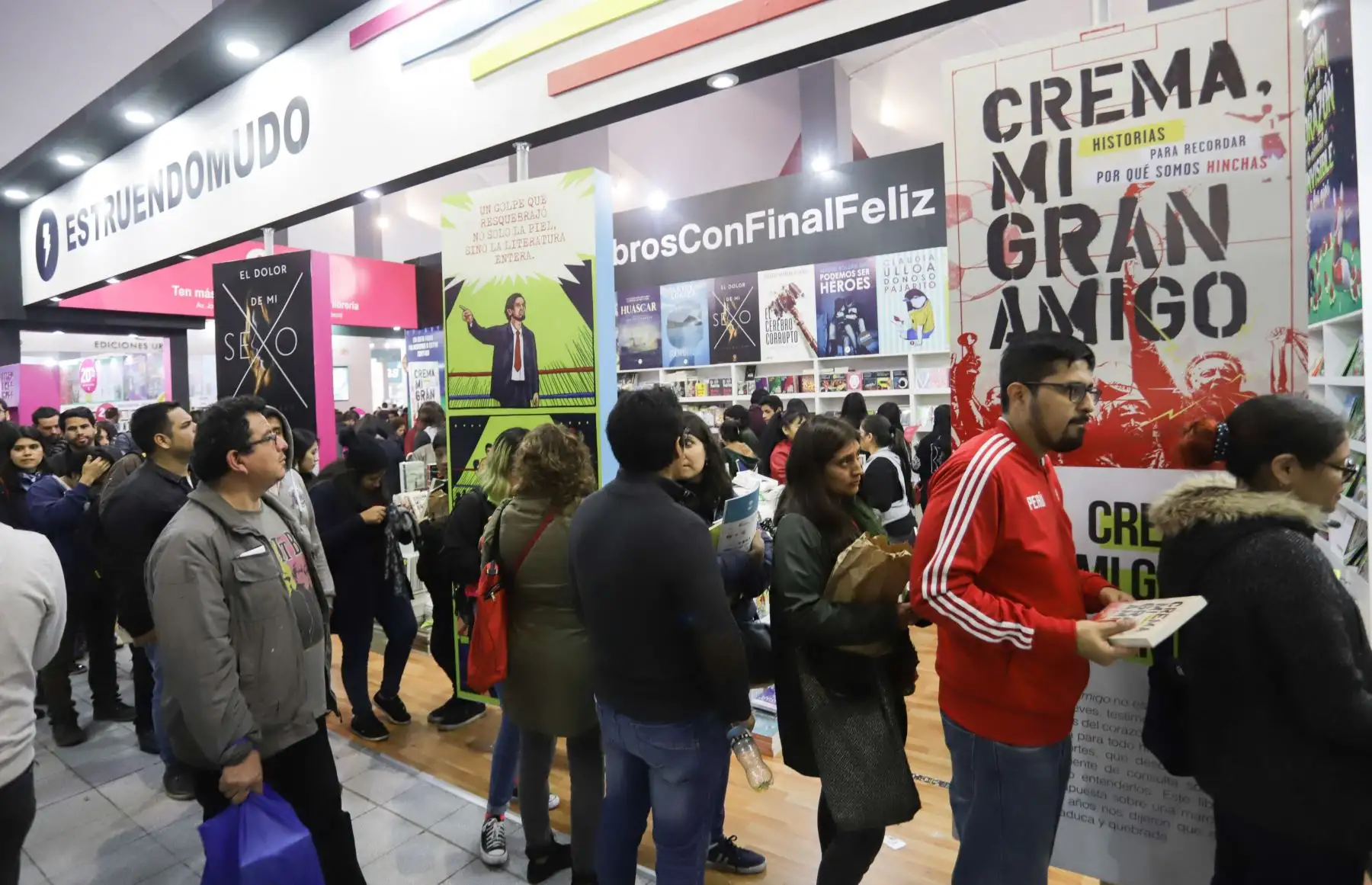 Feria Internacional del Libro de Lima 2019 en el parque de los próceres de Jesús Maria.
Foto: ANDINA/Jorge Tello