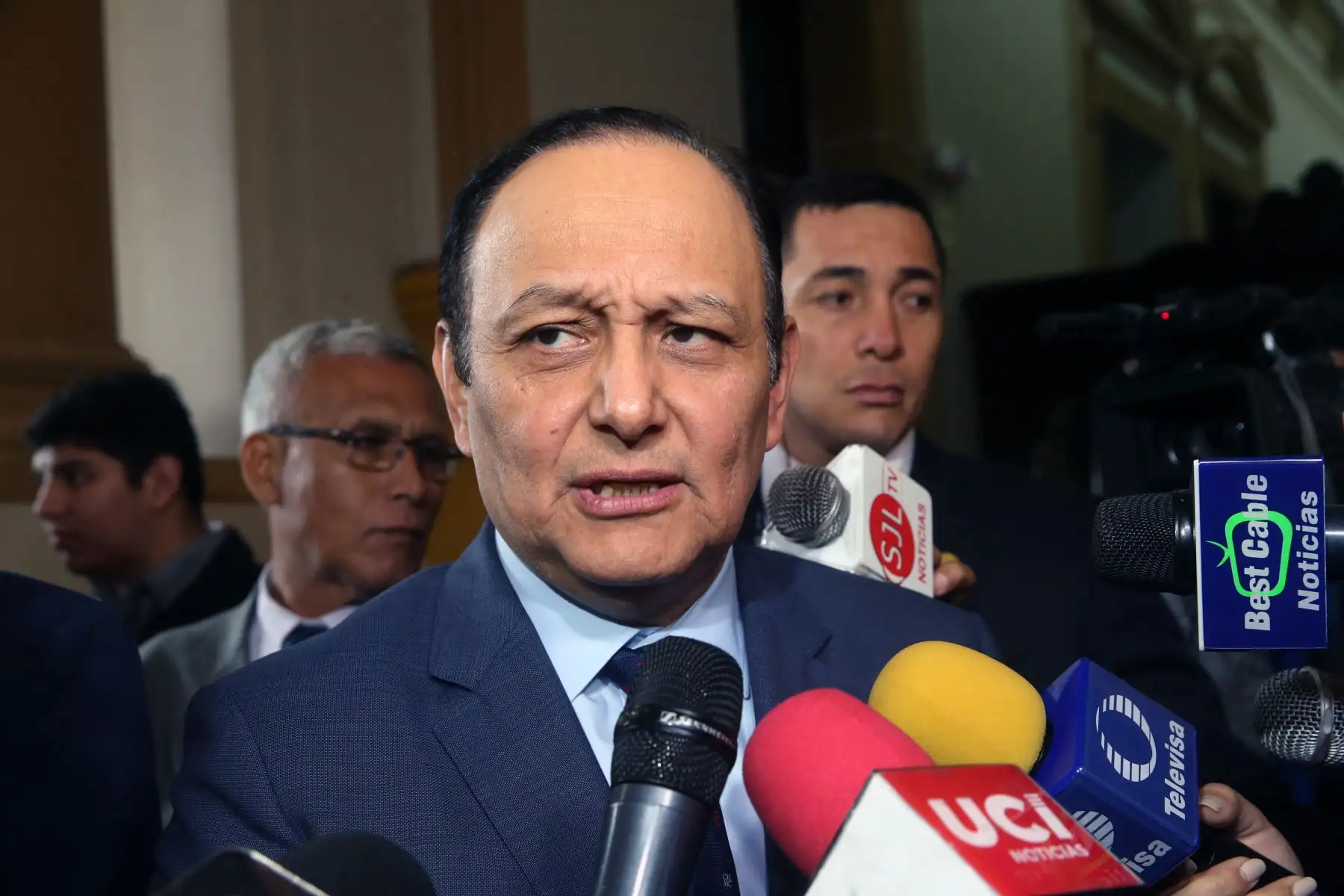 Walter Gutiérrez, titular de la Defensoría del Pueblo, preside la comisión especial para la elección de los miembros de la Junta Nacional de Justicia (JNJ). ANDINA/Norman Córdova
