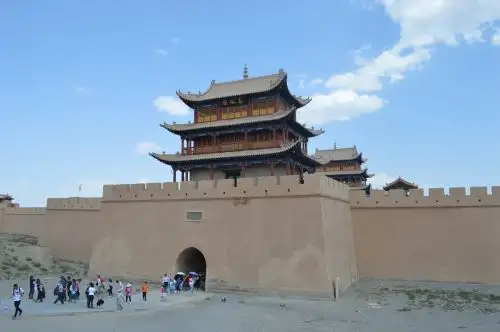 El Paso de Jiayuguan, donde inicia la Gran Muralla de China. Foto: ANDINA / Víctor Véliz.