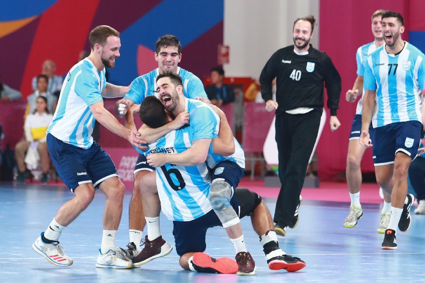 Argentina garantizó con este triunfo su clasificación a Tokio 2020. Foto: Twitter/Panam Sports