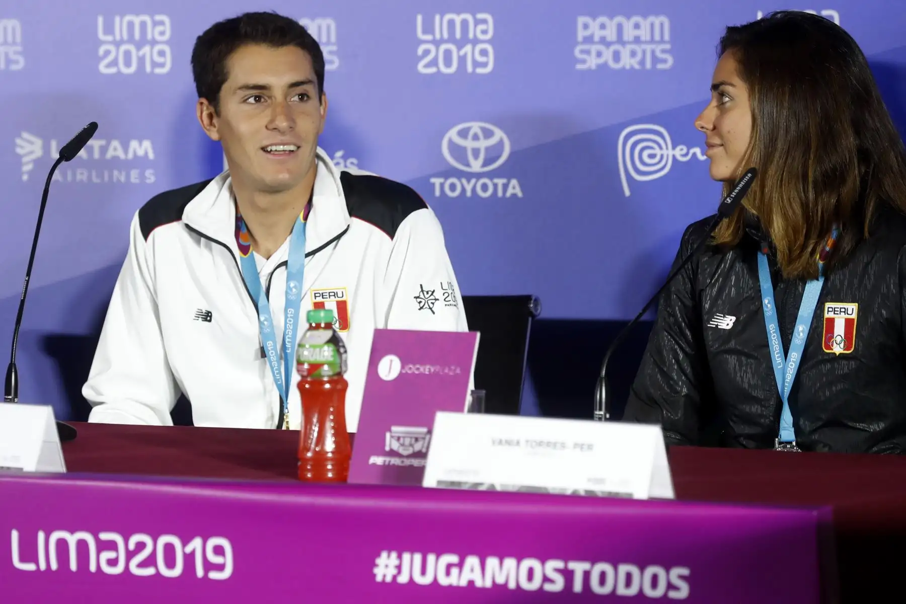 Lucca Mesinas, medalla de oro en  surf open masculino de los juegos Panamericanos Lima 2019. Foto: ANDINA/Josue Ramos