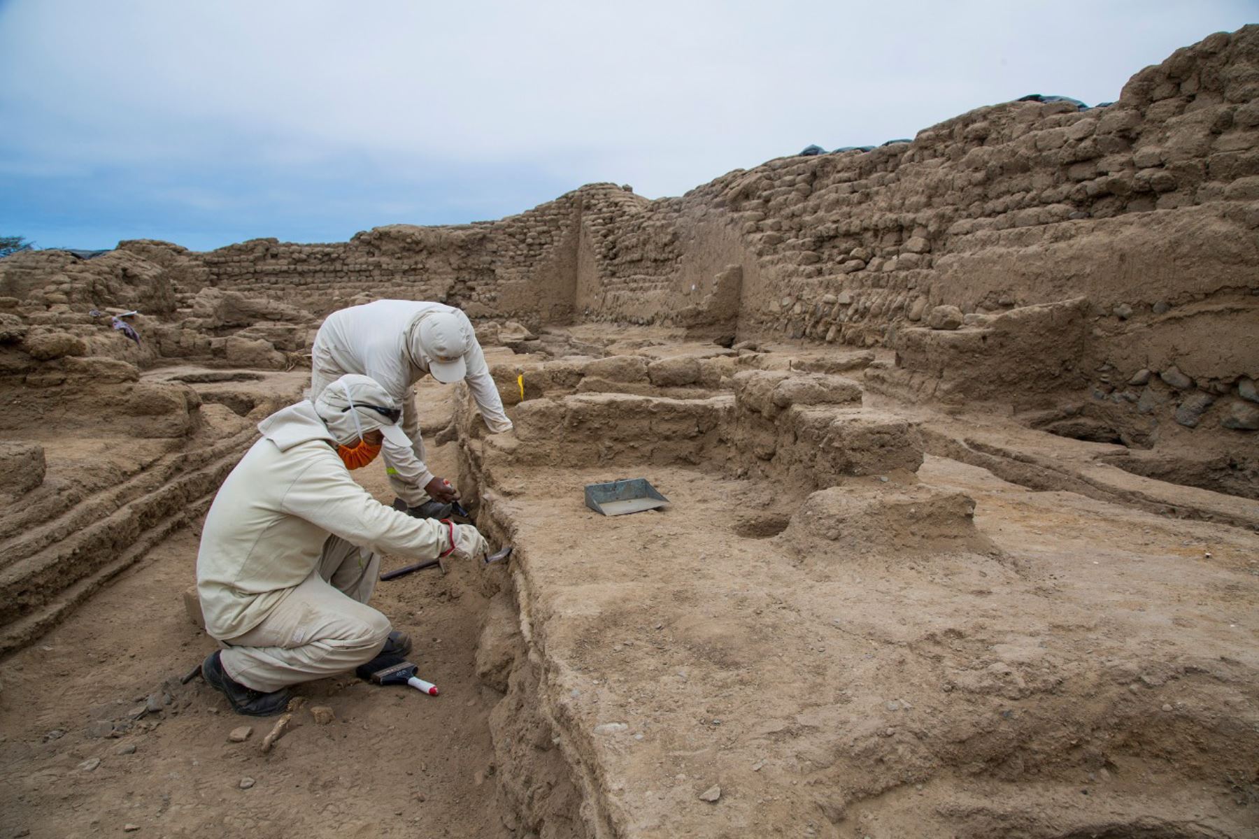Invierten más de S/ 1 millón en investigación y conservación arqueológica en el conjunto amurallado Chayhuac An, ubicado en Chan Chan. ANDINA/Difusión