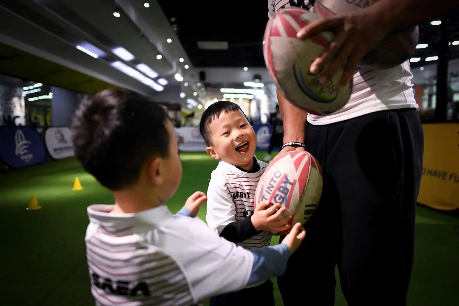 Desde muy pequeños se incentiva a los niños a este deporte  que aún no es muy conocido en China. AFP