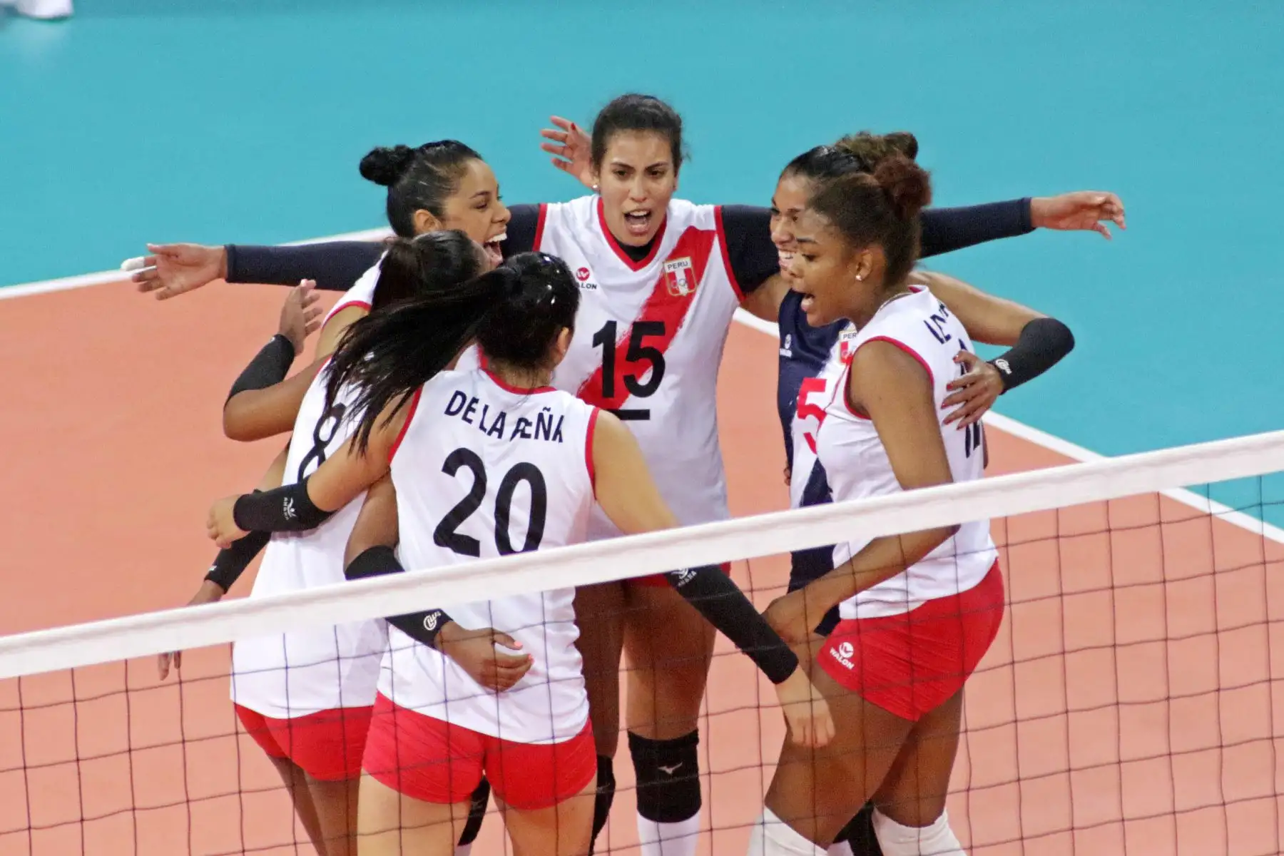 Perú gana a Canadá en el Voleibol femenino en el Polideportivo del Callao. Foto: ANDINA/Lima 2019