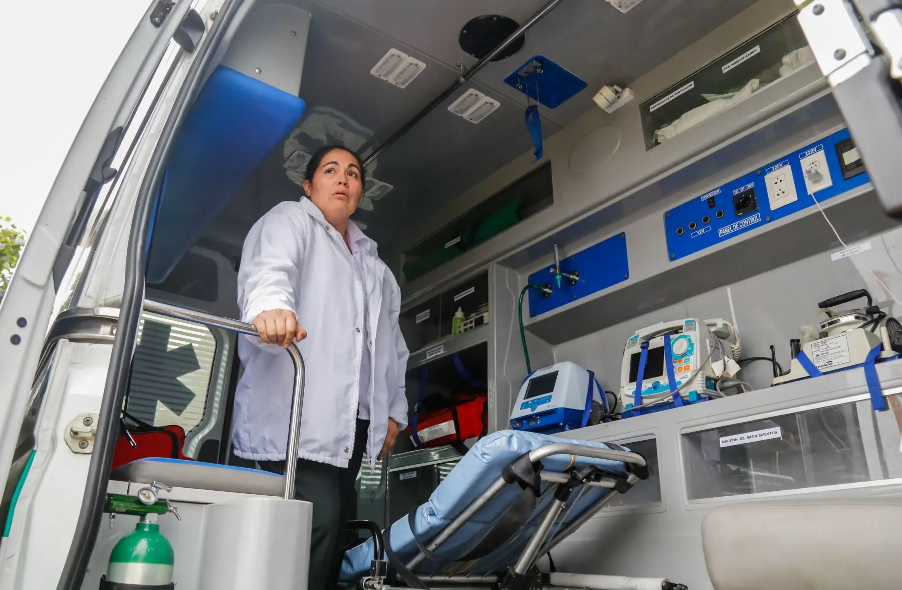 Ambulancias aeromédicas vigilan la salud de los Juegos Panamericanos Lima 2019. Photo: ANDINA/ Lima 2019