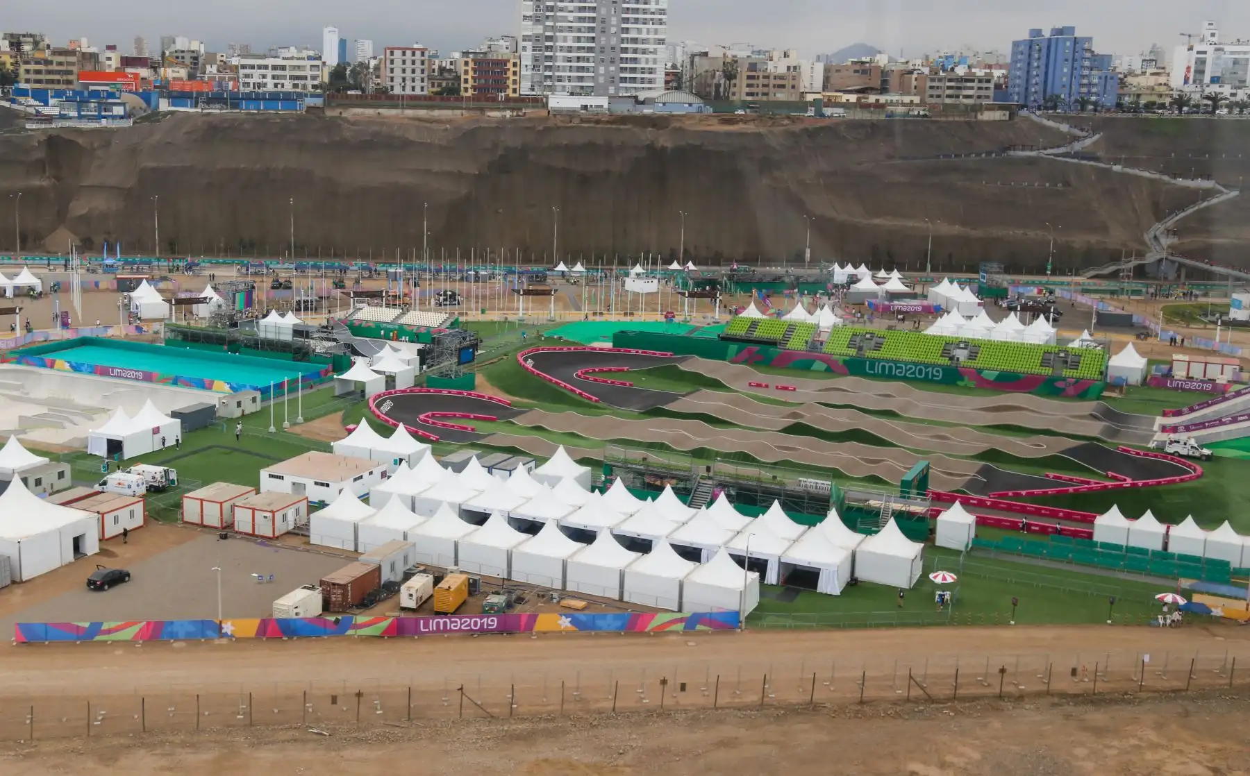 Ambulancias aeromédicas vigilan la salud de los Juegos Panamericanos Lima 2019. Photo: ANDINA/ Lima 2019