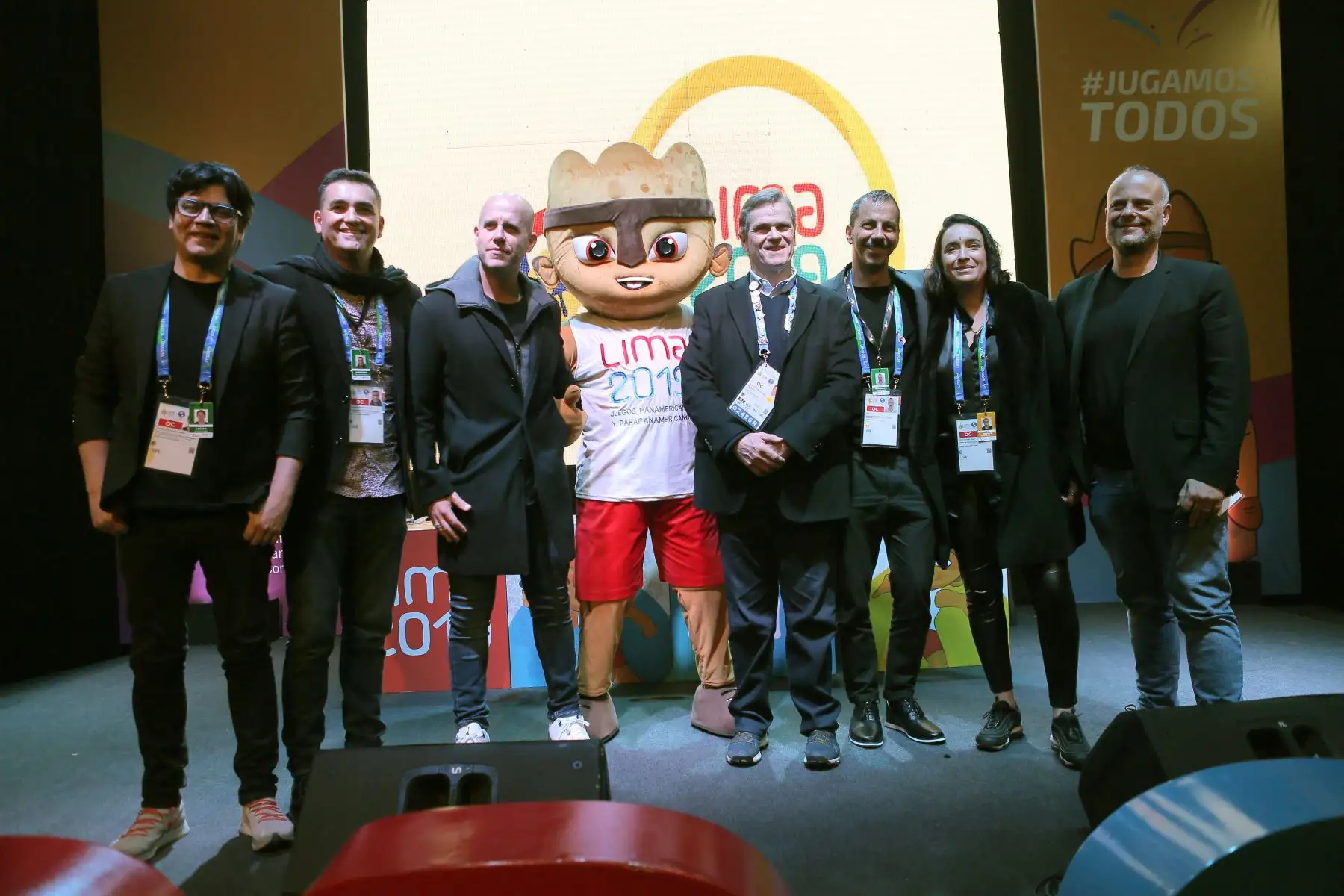 Conferencia de prensa presentando a Gian Marco Zignago como el artista estelar para la clausura de los Juegos Panamericanos Lima 2019.
Foto: ANDINA/David Huamaní