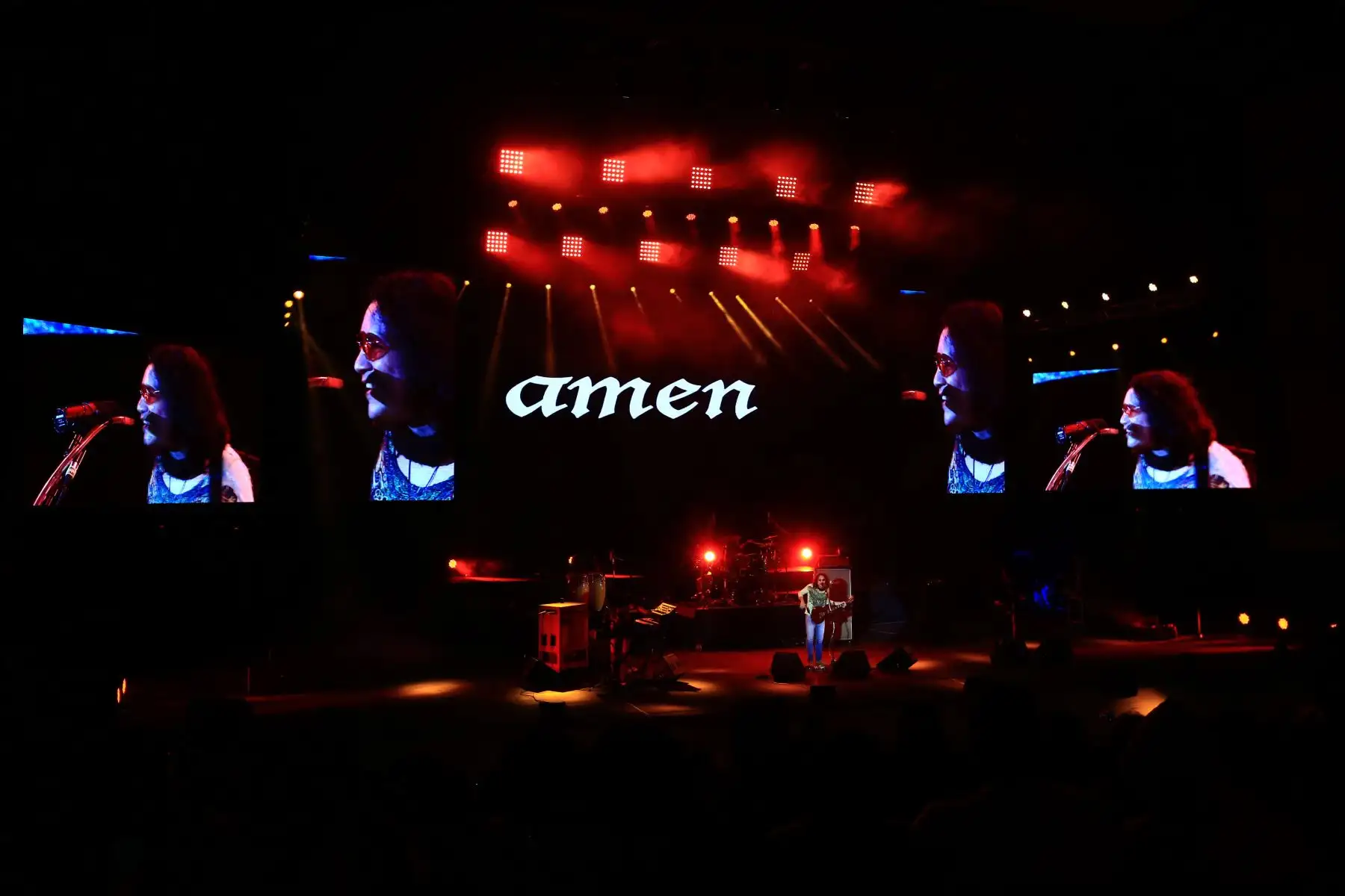 Grupo de rock Amén, se presento en el Parque de la Exposición, en el marco de Lima 2019 Culturaymi, programa cultural.Foto.ANDINA/Pedro Cardenas.