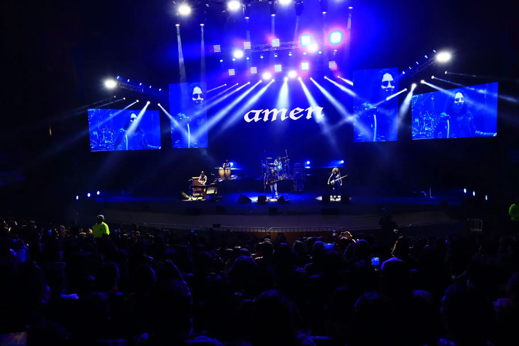 Grupo de rock Amén, se presento en el Parque de la Exposición, en el marco de Lima 2019 Culturaymi, programa cultural.Foto.ANDINA/Pedro Cardenas.