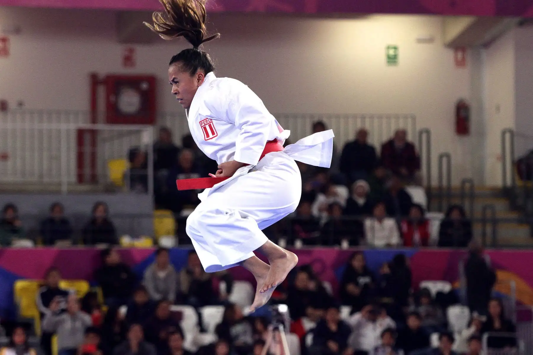 La karateca peruana Ingrid Aranda declaró tras conquistar el bronce en la modalidad kata en los Panamericanos.