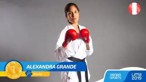Medalla de oro para Alexandra Grande.