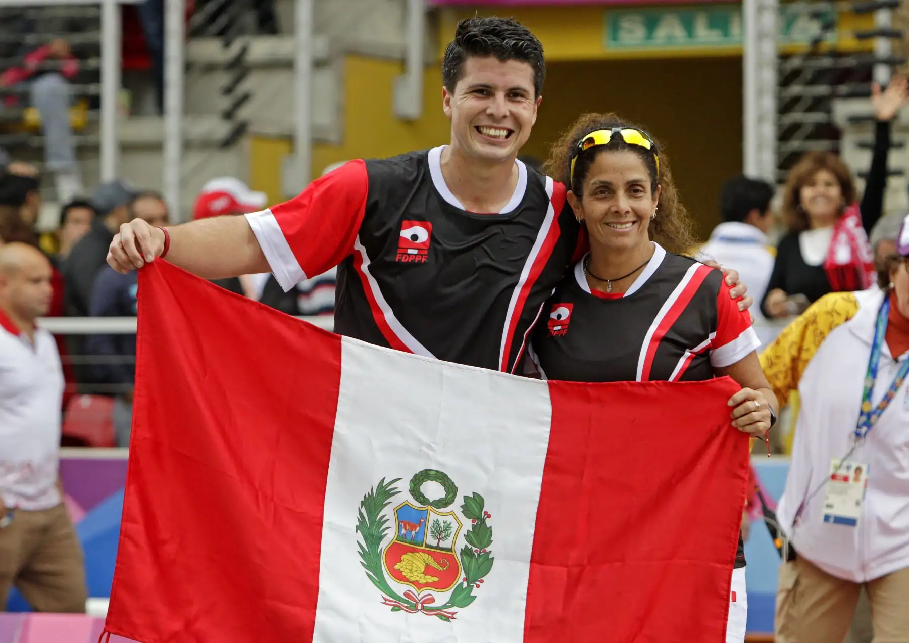 El deportista nacional, Kevin Martínez obtuvo la medalla de oro en frontón, sumando la décima que nuestra delegación  en los Juegos Panamericanos Lima 2019. Foto: ANDINA/ LIMA 2019