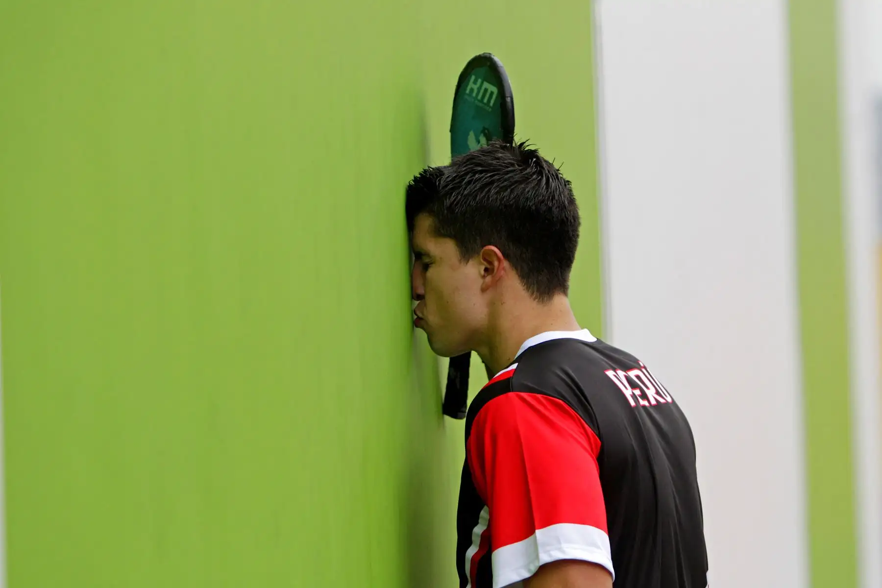 El deportista nacional, Kevin Martínez obtuvo la medalla de oro en frontón, sumando la décima que nuestra delegación  en los Juegos Panamericanos Lima 2019. Foto: ANDINA/ LIMA 2019