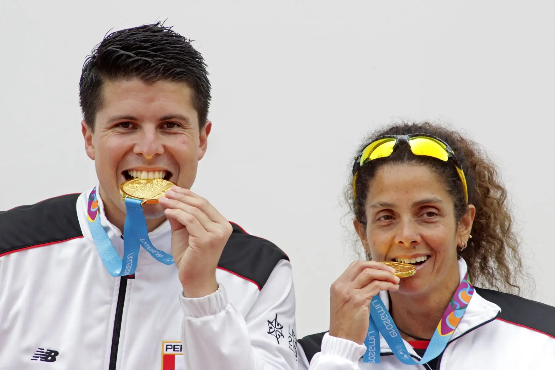 El deportista nacional, Kevin Martínez obtuvo la medalla de oro en frontón, sumando la décima que nuestra delegación  en los Juegos Panamericanos Lima 2019. Foto: ANDINA/ LIMA 2019