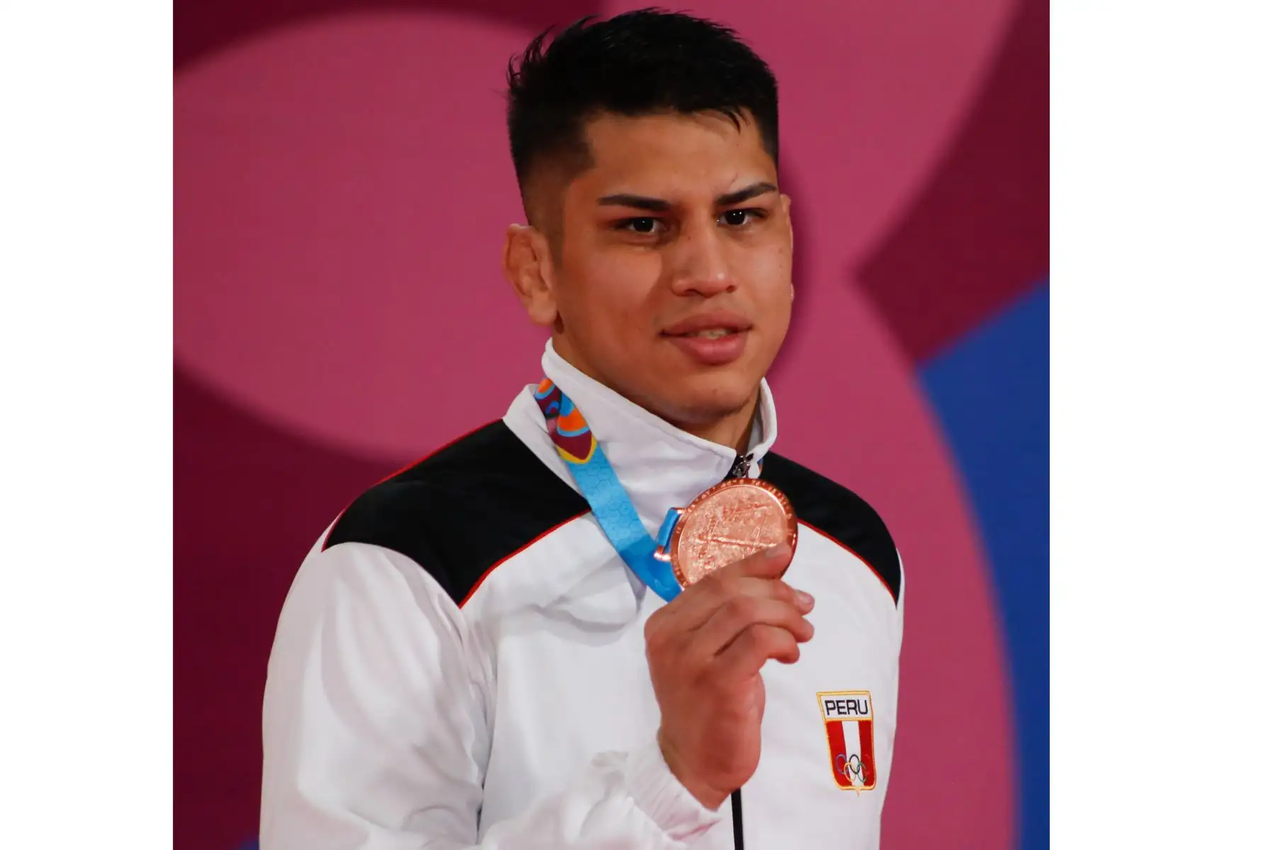 Yuta Galarreta que nació Japón, pero de padres peruanos ingresó a la historia del deporte nacional porque logró obtener la medalla de bronce en judo en Lima 2019.Foto:LIMA 2019