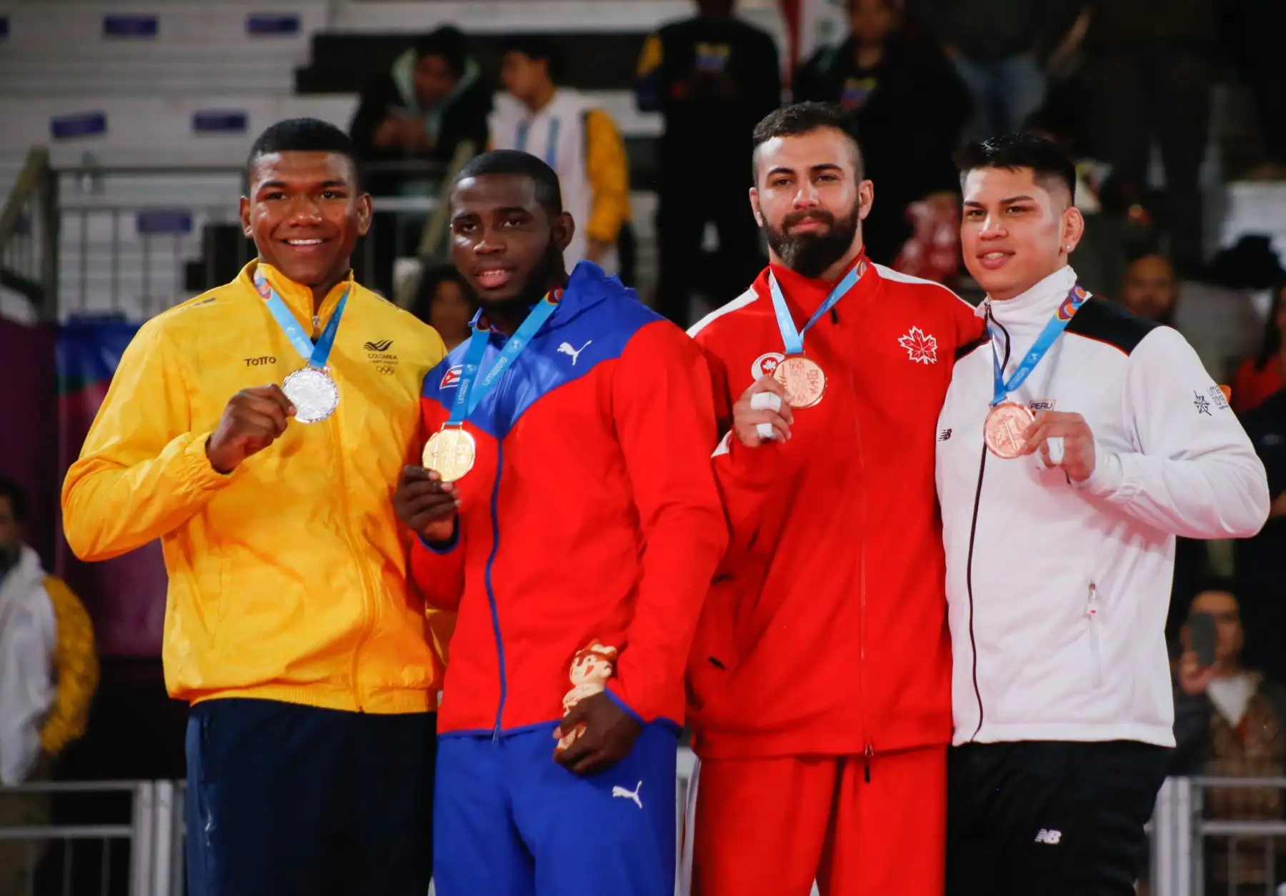 Yuta Galarreta que nació Japón, pero de padres peruanos ingresó a la historia del deporte nacional porque logró obtener la medalla de bronce en judo en Lima 2019.Foto:LIMA 2019