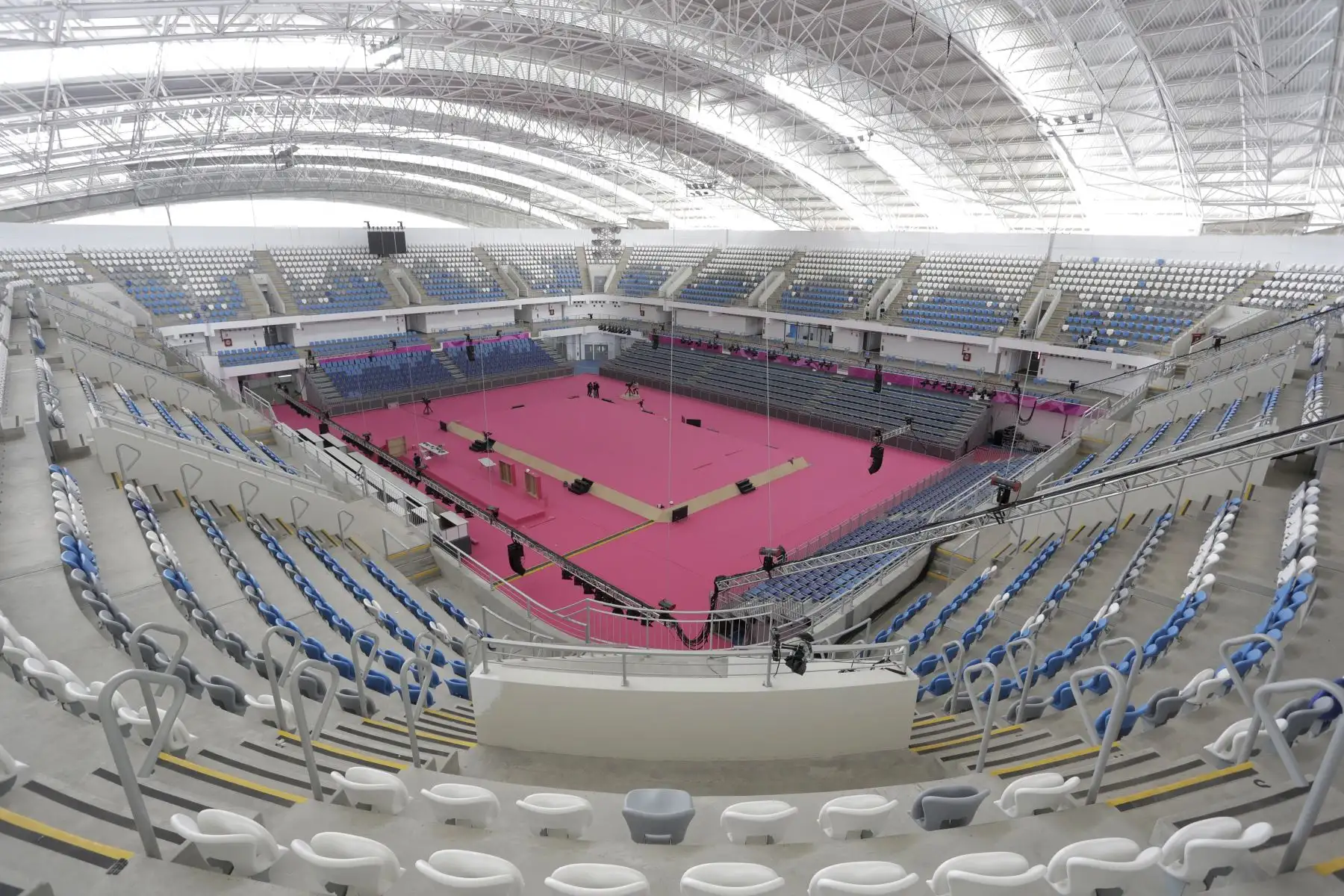 Vista panorámica de Villa Deportiva Regional del Callao antes de la apertura de los Juegos Panamericanos Lima2019. Foto:Lima 2019
