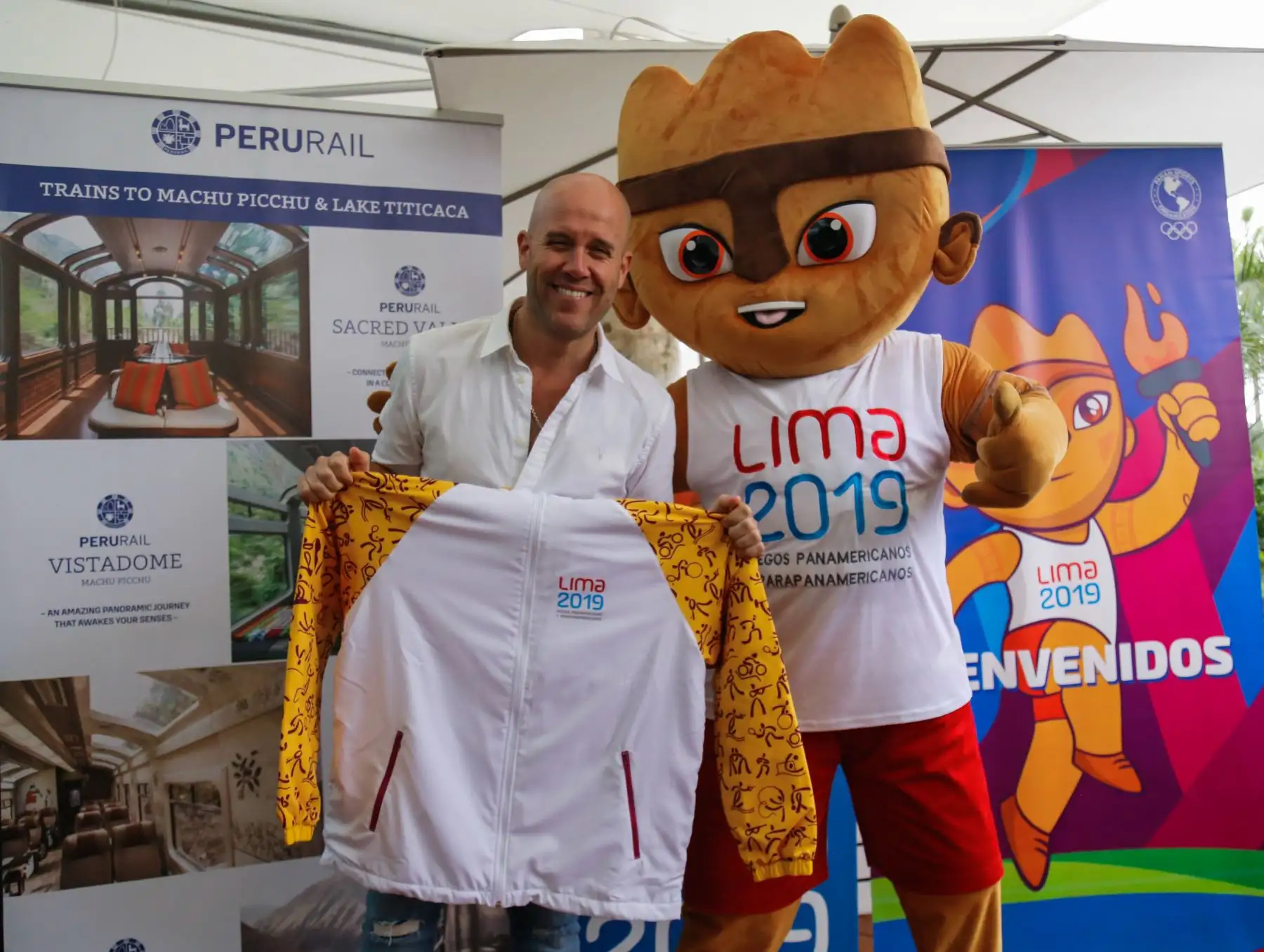 Meet and greet con Gianmarco, previo a la ceremonia de clausura de los Juegos Panamericanos Lima 2019. Foto:Lima 2019