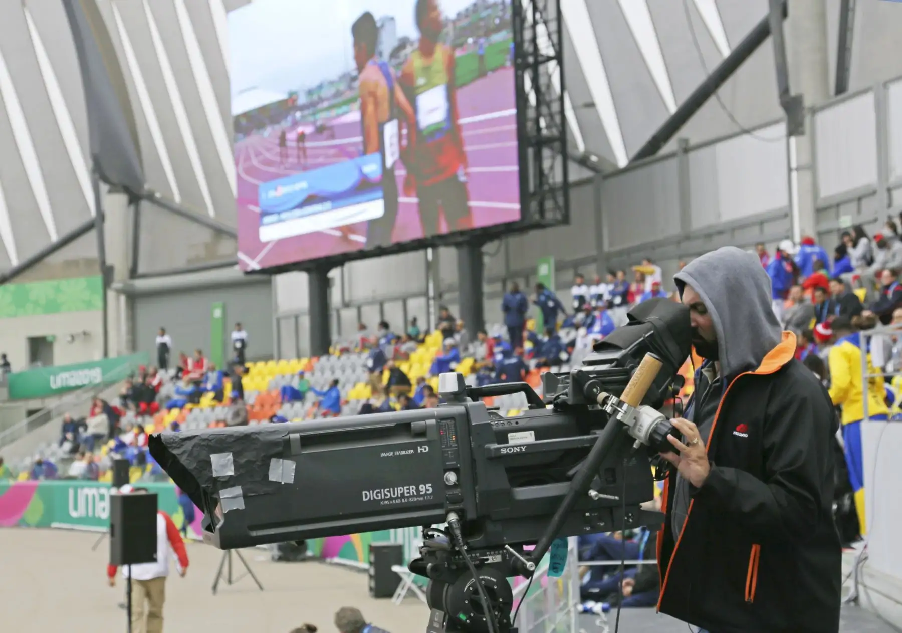 Tecnología para la transmisión televisiva de los Juegos Panamericanos Lima 2019.Foto: ANDINA/ Lima 2019
