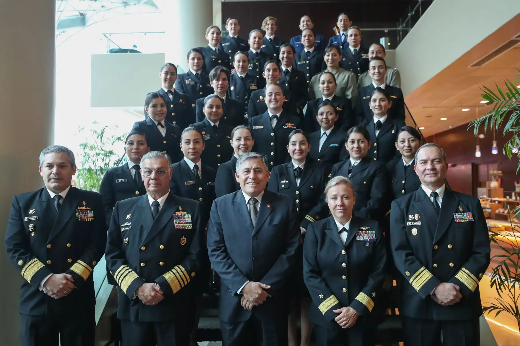 Ministro de Defensa Jorge Moscoso inauguró el Foro Internacional: La Mujer en la Armada. Foto: ANDINA/MINDEF