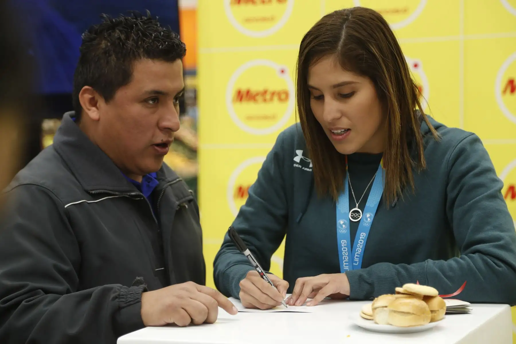 Alexandra Vanessa Grande Risco, deportista peruana de la especialidad de Karate. Fue medalla de oro en los Juegos Panamericanos de Lima 2019. Foto: ANDINA/Josue Ramos