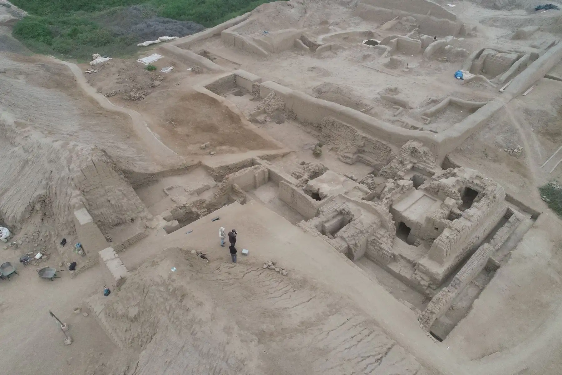 La plataforma funeraria Chayhuac An es uno de los diez conjuntos amurallados que conforman el Complejo Arqueológico Chan Chan (La Libertad).