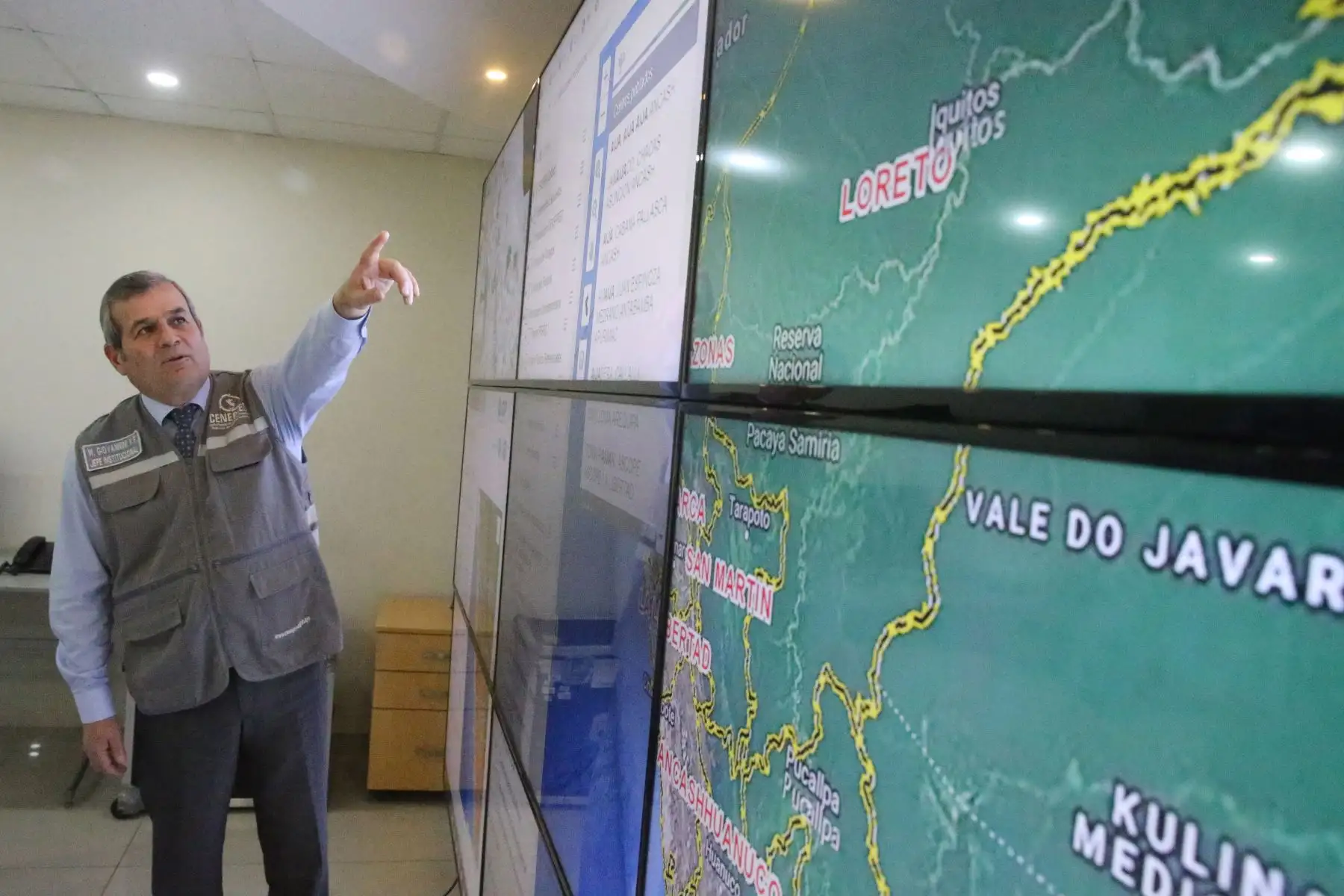 El jefe del Cenepred, vicealmirante (r) Wladimiro Giovannini y Freire, indicó que el Plan de Prevención y Reducción del Riesgo de Desastres permite conocer los riesgos existentes. Foto: ANDINA/Eddy Ramos