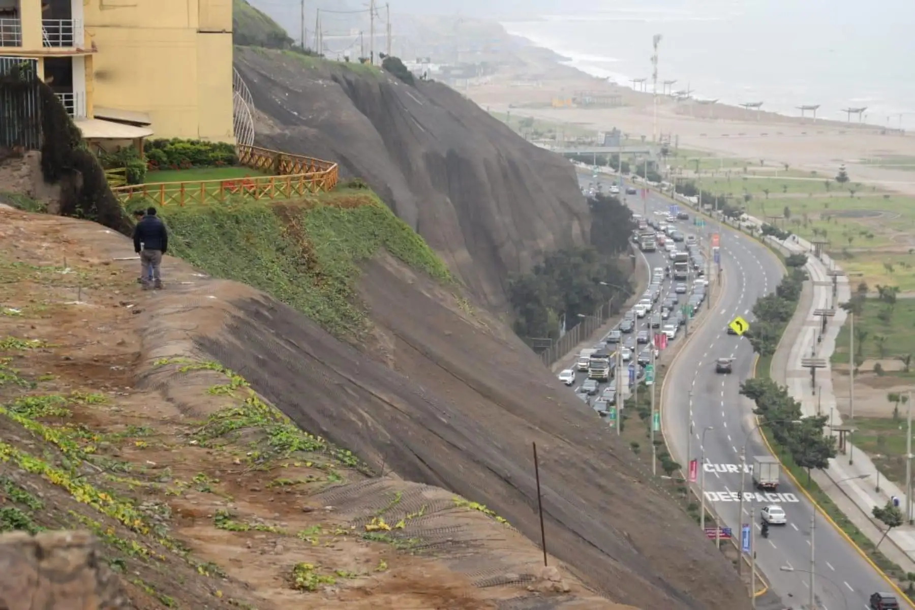 Costa Verde: Magdalena del Mar pide declarar en emergencia los acantilados. Foto: ANDINA/difusión.