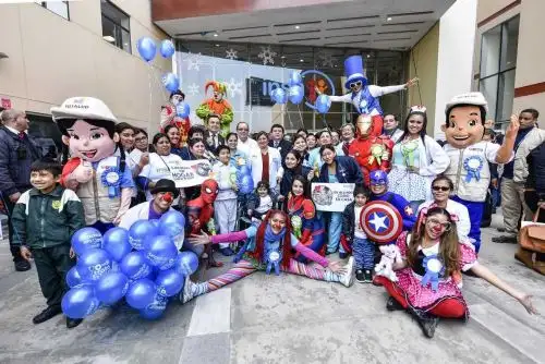 Niños del INSN-San Borja celebraron el Día del buen trato al paciente. Foto: ANDINA/Difusión.