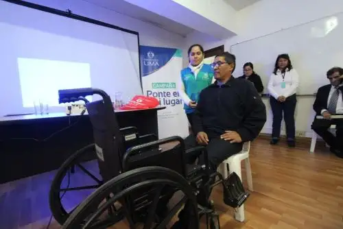 Taller vivencial de personas con dispacitadad. Foto: ANDINA/MML