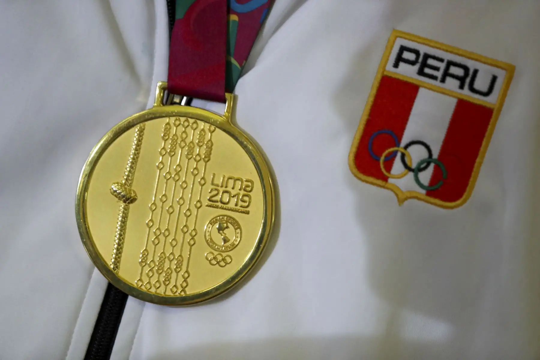 Deportistas nacionales que ganaron una medalla en los Juegos Panamericanos Lima 2019 en Palacio de Gobierno. Foto: ANDINA/Juan Pablo Azabache/ Prensa Presidencia