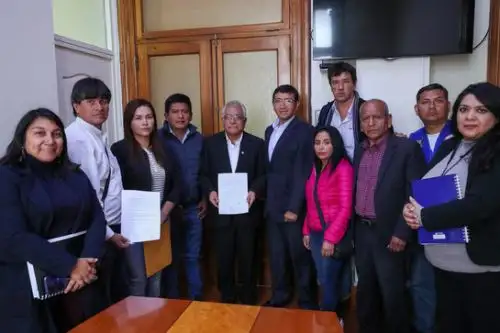 Autoridades y pobladores de Huarochirí sostuvieron reunión con funcionarios de la PCM.