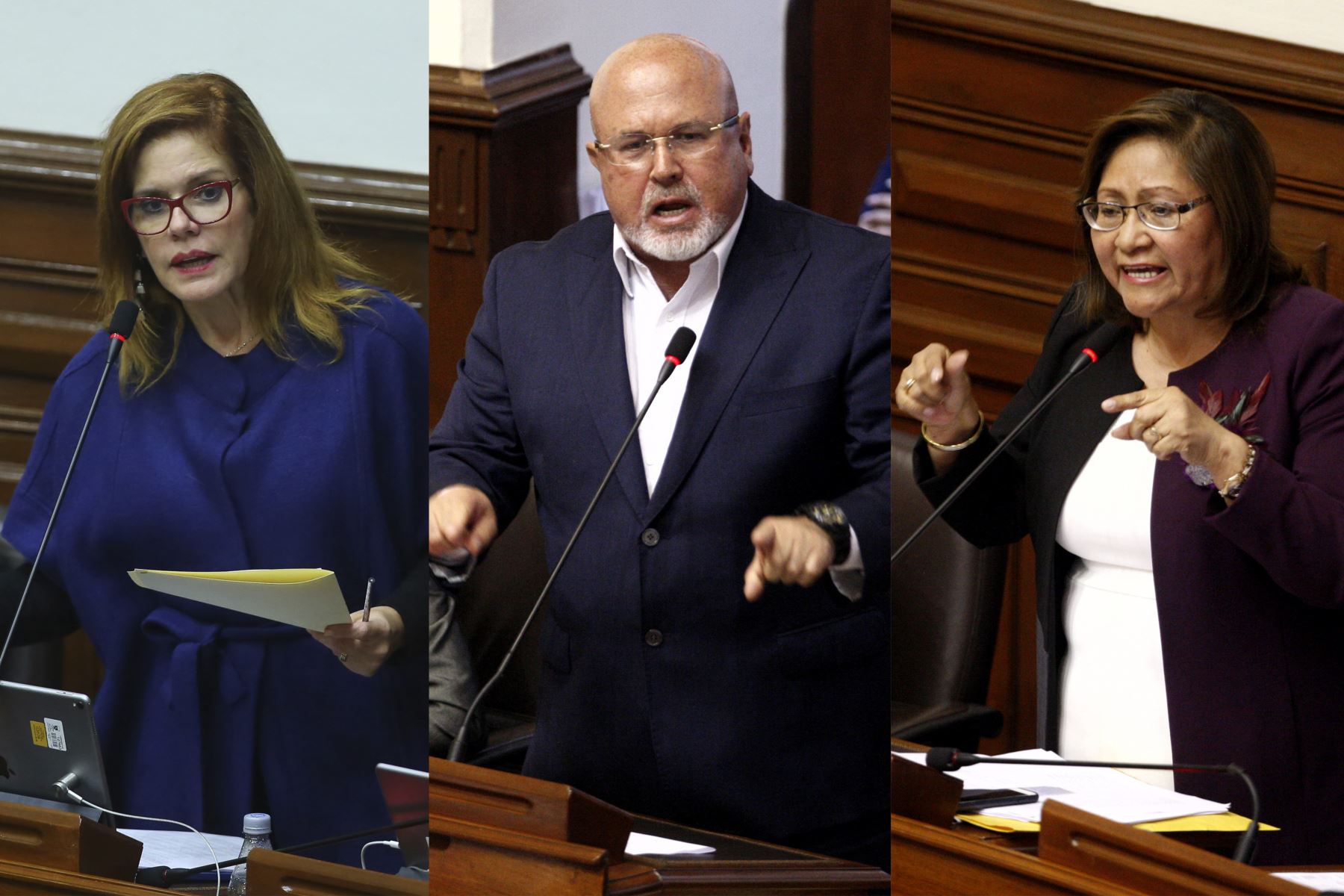 Mercedes Aráoz, Carlos Bruce y Ana María Choquehuanca renuncian a bancada de PPK.