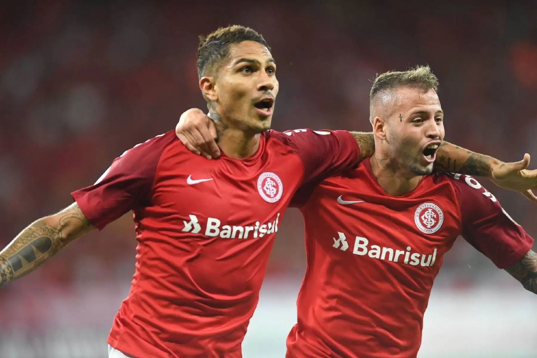 Paolo Guerrero es la principal carta de gol del Internacional. 
Foto: Facebook/Interncional