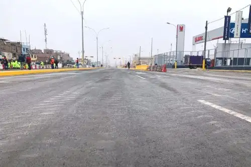 Reabren tramo de carretera Central que fue cerrado por obras del Metro de Lima. Foto: ANDINA/difusión.