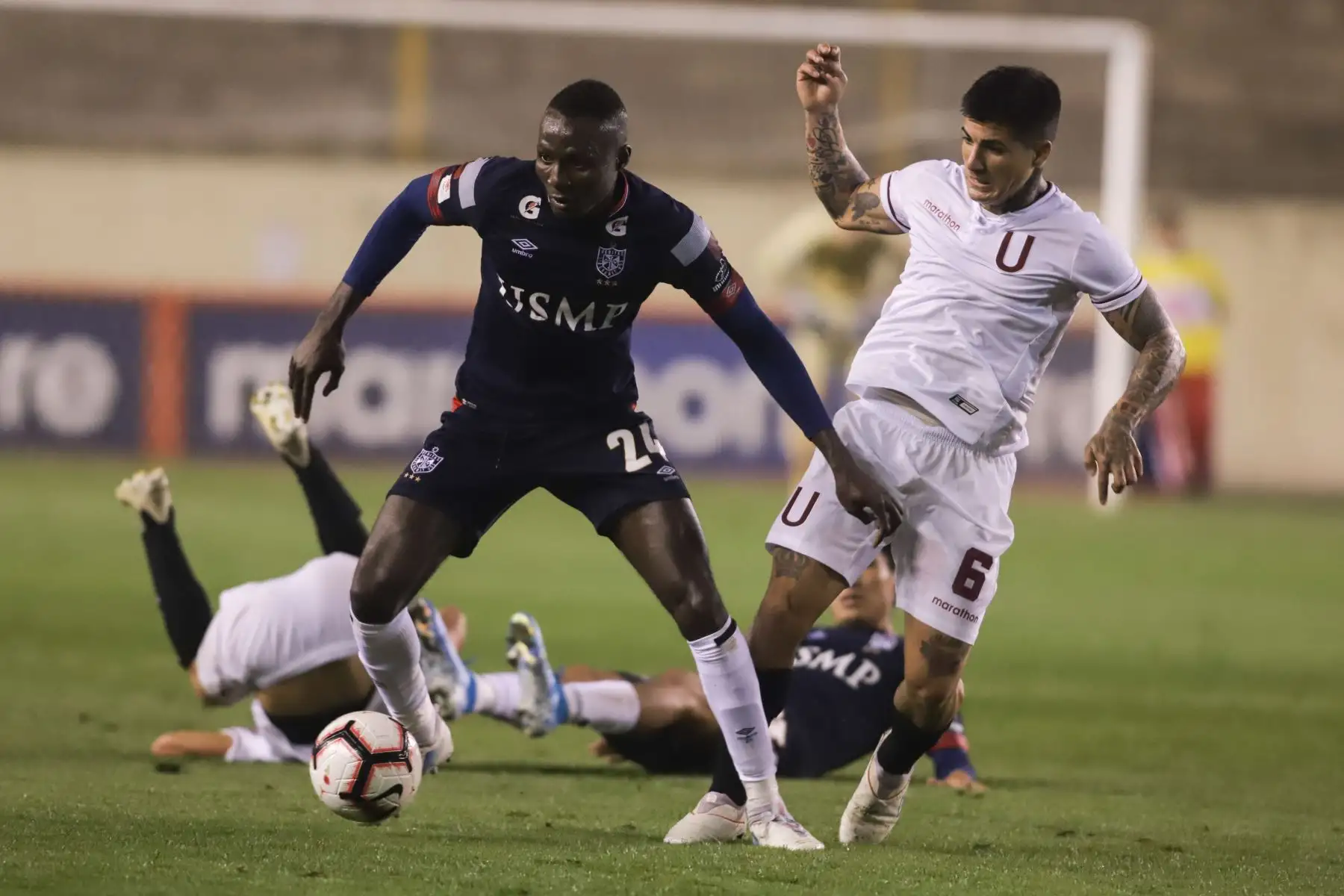 Partido entre Universitario vs. San Martín, empatan 0-0 en el estadio Monumental de Ate.Foto:ANDINA/ Jorge Tello