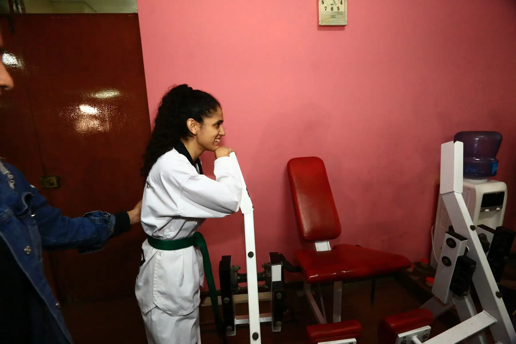 La abanderada de los Juegos ParaPanamericanos Angelica Espinoza