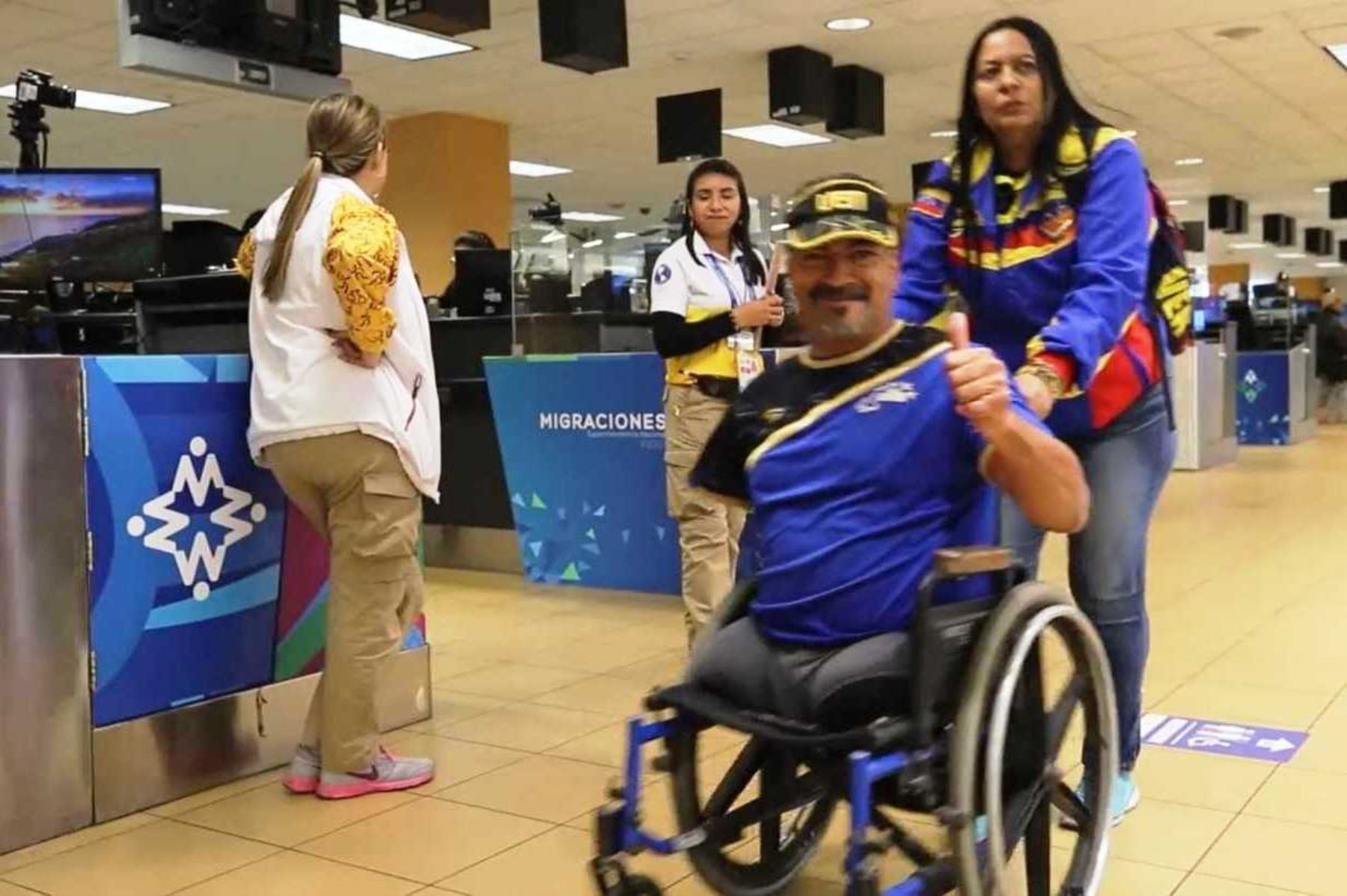 Migraciones recibe a primeras delegaciones en Juegos Parapanamericanos. Foto: ANDINA/Difusión.