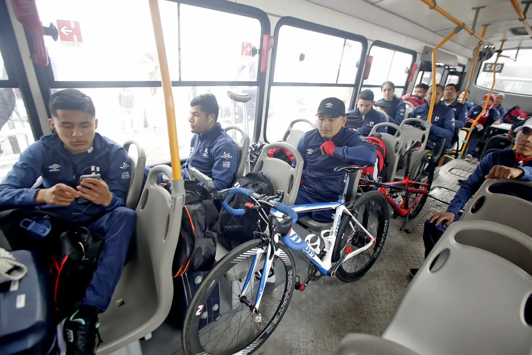 Deportistas de la delegación peruana de los Juegos Parapanamericanos Lima 2019, se instalan en la villa deportiva de VMT. 
Foto:ANDINA/ Lima 2019