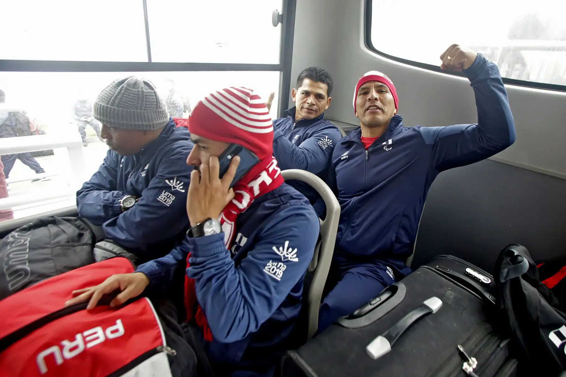 Deportistas de la delegación peruana de los Juegos Parapanamericanos Lima 2019, se instalan en la villa deportiva de VMT. 
Foto:ANDINA/ Lima 2019